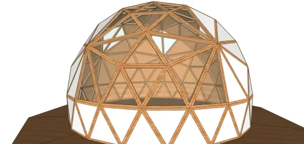 Geodesic Dome on Deck